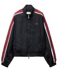 Versace - Logo Embroidered Blouson Jacket - Lyst