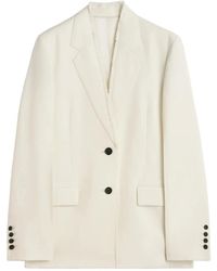 TOTEME - Raw Lapel Jacket - Lyst