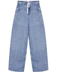 Isabel Marant - Jordy Wide-Leg Drawstring Trousers - Lyst
