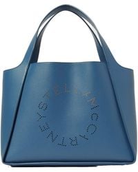 Stella McCartney - Logo Perforated Tote Bag - Lyst