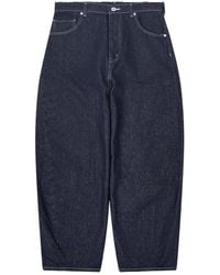 Comme des Garçons - Comme Des Garçons Homme Balloon Contrast-Topstitch Jeans - Lyst