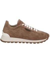 Brunello Cucinelli - Panelled Low-Top Sneakers - Lyst