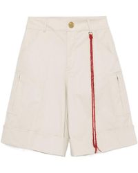 DARKPARK - Nick Chain Adorned Tailored Cuff Shorts - Lyst