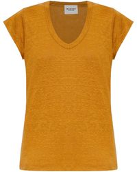 Isabel Marant - Isabel Marant Étoile Zankou V-Neck T-Shirt - Lyst