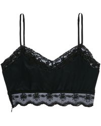 Simone Rocha - Lace-Trim Negligee Bralette - Lyst