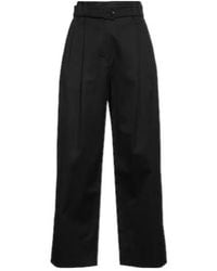 Max Mara - Simple Wide-Leg Pants - Lyst