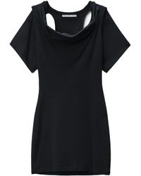 T By Alexander Wang - Deconstructed Short Dress - Lyst