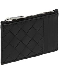 Bottega Veneta - Intrecciato Zipped Card Case - Lyst