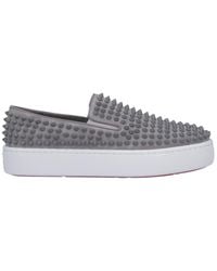 Christian Louboutin - Spikeboat" Sneakers - Lyst