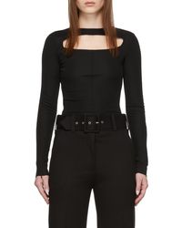 Victoria Beckham - Cut-Out Detail Long-Sleeve Top - Lyst