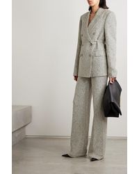 Altuzarra - Hattson Belted Double-Breasted Sequin-Embellished Woven Blazer - Lyst