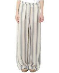Frankie Shop - Striped Wide-Leg Pants - Lyst