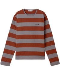 Miu Miu - Long-Sleeved Striped T-Shirt - Lyst