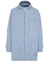 Fendi - Gabardine Parka - Lyst