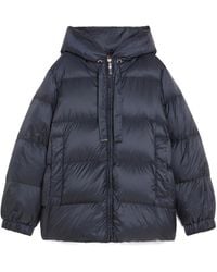 Max Mara - Long-Sleeve Hooded Padded Jacket - Lyst