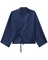 KENZO - Wrap Kimono Jacket - Lyst