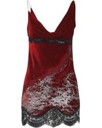 Roberto Cavalli - Viscose Mini Dress - Lyst