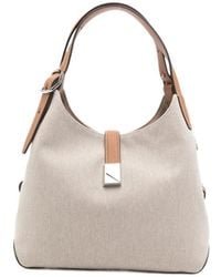 Kate Spade - Leather-Trim Canvas Tote Bag - Lyst