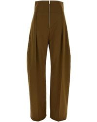 Ferragamo - Casual Trousers With A Zip Fly - Lyst
