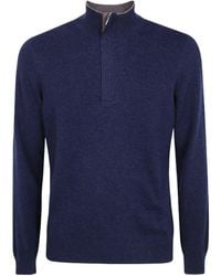 Gran Sasso - Half-Zipped Jumper - Lyst