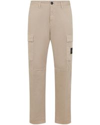 Stone Island - Tapered Cargo Trousers - Lyst