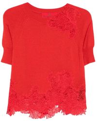 Ermanno Scervino - Floral-Lace Top - Lyst