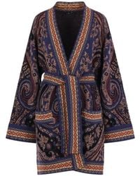 Etro - Belted Cape - Lyst