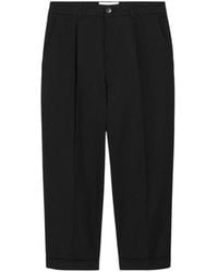 Ami Paris - Ami Pleated Straight Leg Trousers - Lyst