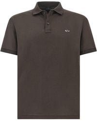 Paul & Shark - Logo Embroidered Polo Shirt - Lyst