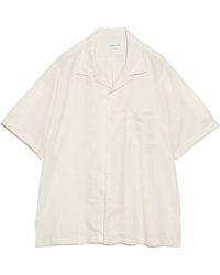 Nanamica - Open Collar Panama Short-Sleeve Shirt - Lyst
