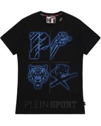 Philipp Plein - Logo Details T-Shirt - Lyst