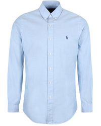 Ralph Lauren - Polo Logo Embroidered Long-Sleeved Shirt - Lyst