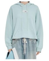 MM6 by Maison Margiela - Cotton Hooded Sweatshirt - Lyst