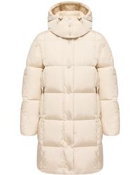 Moncler - Logo Patch Quilted Hooded Jacket - Lyst