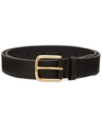 Ssstein - Classic Leather Belt With Pin Buckle - Lyst