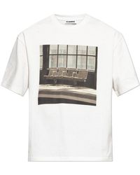 Jil Sander - Wanderlust Project Image Printed Crew-Neck T-Shirt - Lyst