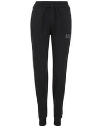 EA7 - Logo Details Sweatpants - Lyst