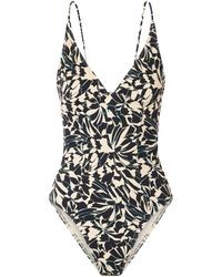 Ulla Johnson - Floral-Printed Swimsuit - Lyst