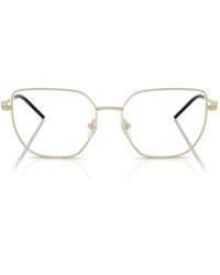 Emporio Armani - Irregular-Frame Glasses - Lyst