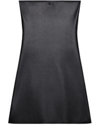 Courreges - Strapless Fit-And-Flare Mini Dress - Lyst
