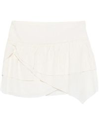 Isabel Marant - Isabel Marant Étoile Wide Waistband Asymmetric Mini Skirt - Lyst