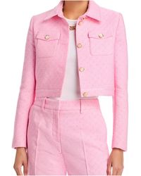 CASABLANCA - Button-Up Cropped Jacket - Lyst