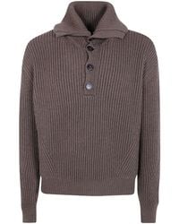 Dries Van Noten - 'Mallawi' Long-Sleeved Knit Sweater - Lyst