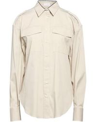 Brunello Cucinelli - Solid Color Long Sleeve Shirt - Lyst