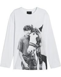 Simone Rocha - Printed Long Sleeved T-Shirt - Lyst