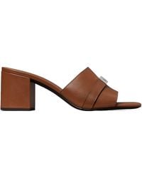 Tory Burch - Block Heel Slide Sandals - Lyst
