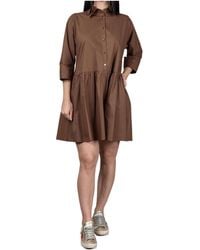 Seventy - Gathered-Waist Shirt Dress - Lyst