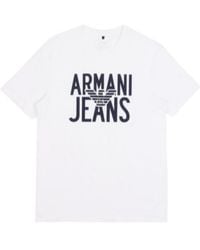 Armani Jeans - Short-Sleeved T-Shirt - Lyst