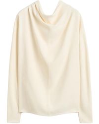 TOTEME - Totême Cowl Neck Blouse - Lyst