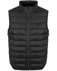 Barbour - Padded Logo Gilet - Lyst